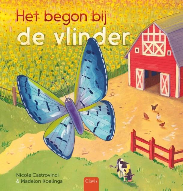 Het begon bij de vlinder – Nicole Castrovinci – boek cover
