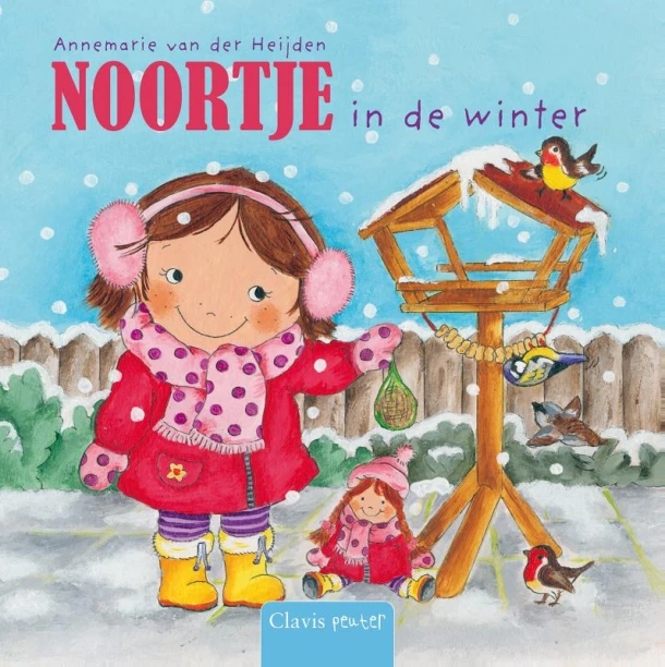 Noortje in de winter – Annemarie van der Heijden – boek cover