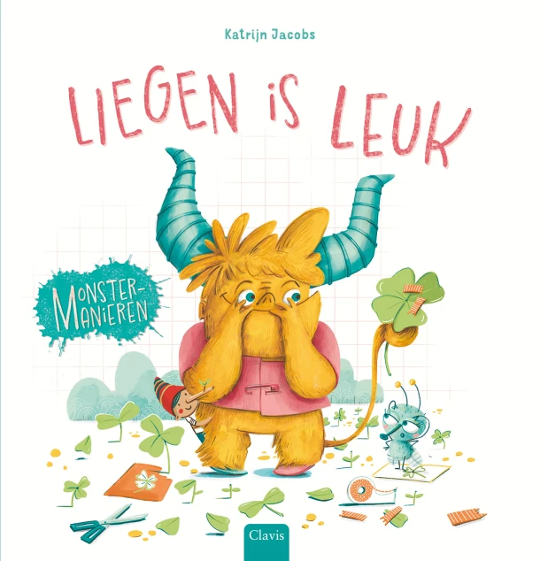 Monstermanieren. Liegen is leuk – Clavis Uitgeverij – boek cover