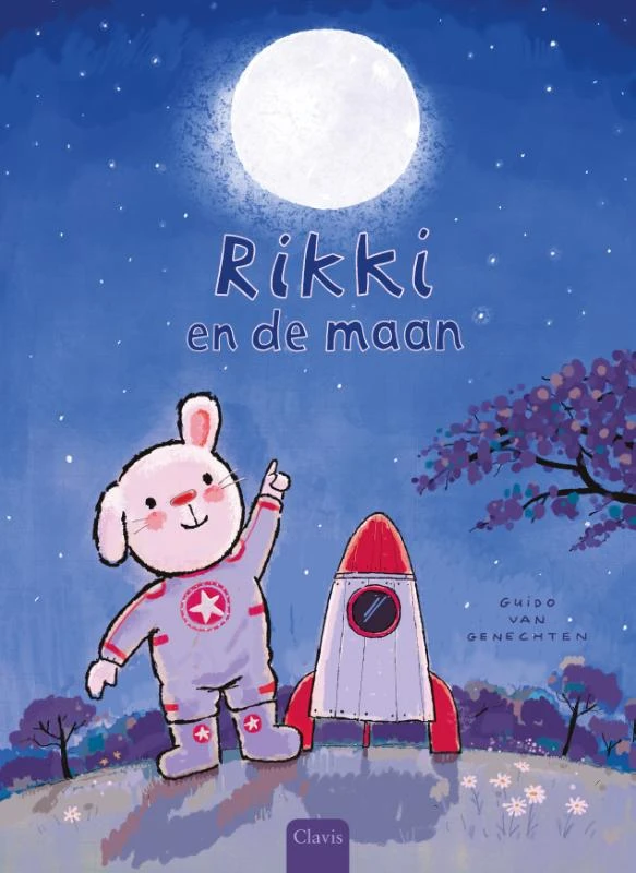 Rikki en de maan – Guido van Genechten – boek cover