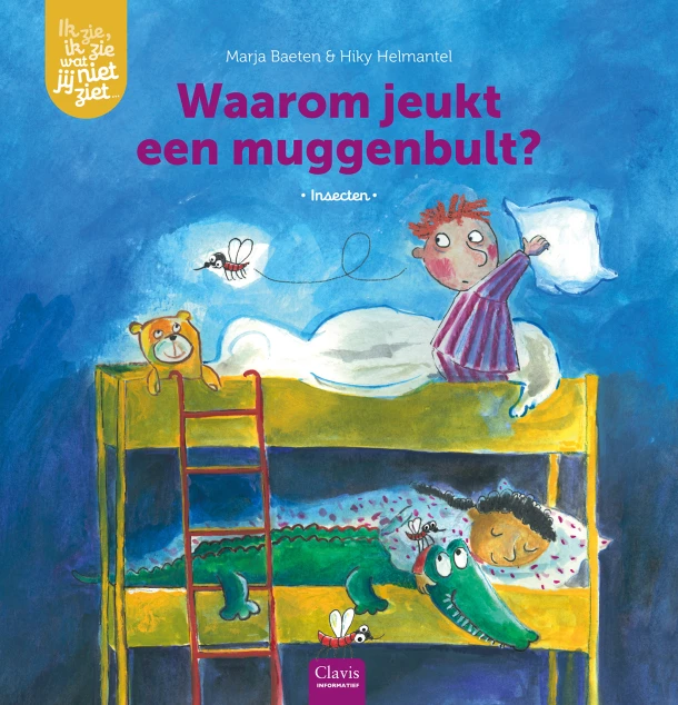 Waarom jeukt een muggenbeet? – Marja Baeten – boek cover