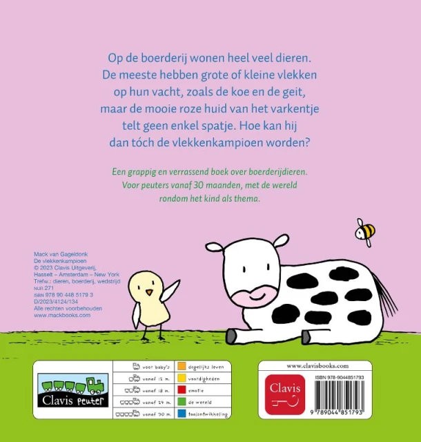 De vlekkenkampioen – Mack van Gageldonk – boek cover
