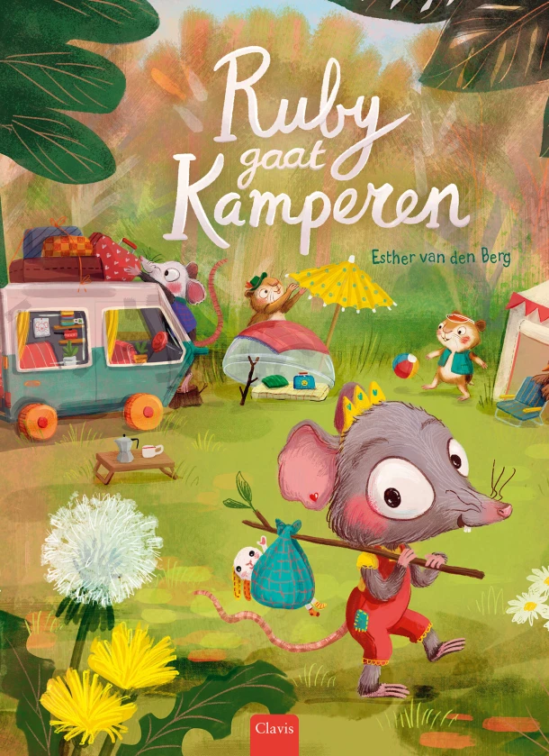 Ruby gaat kamperen – Esther van den Berg – boek cover