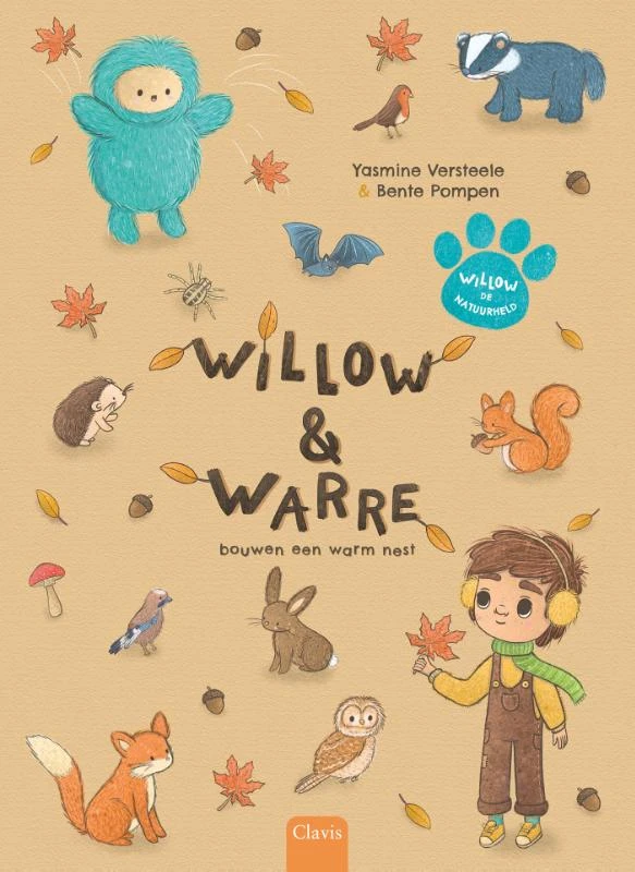 Willow en Warre bouwen een warm nest – Yasmine Versteele – boek cover