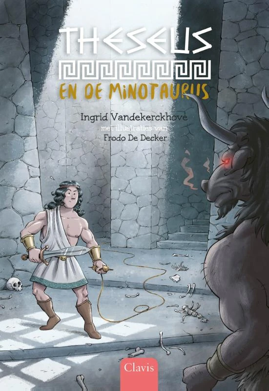Theseus en de Minotaurus – Ingrid Vandekerckhove – boek cover