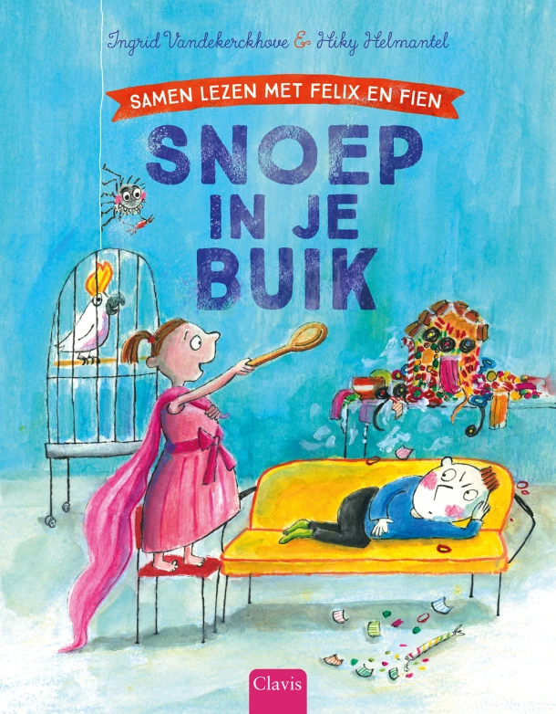 Snoep in je buik – Ingrid Vandekerckhove – boek cover
