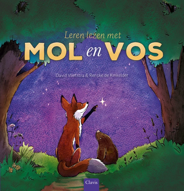 Leren lezen met Mol en Vos – David Vlietstra – boek cover
