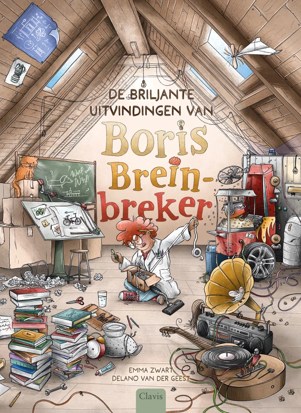 De briljante uitvindingen van Boris Breinbreker – Emma Zwart – boek cover