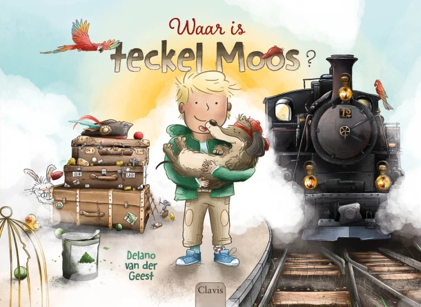 Waar is teckel Moos? – Delano van der Geest – boek cover