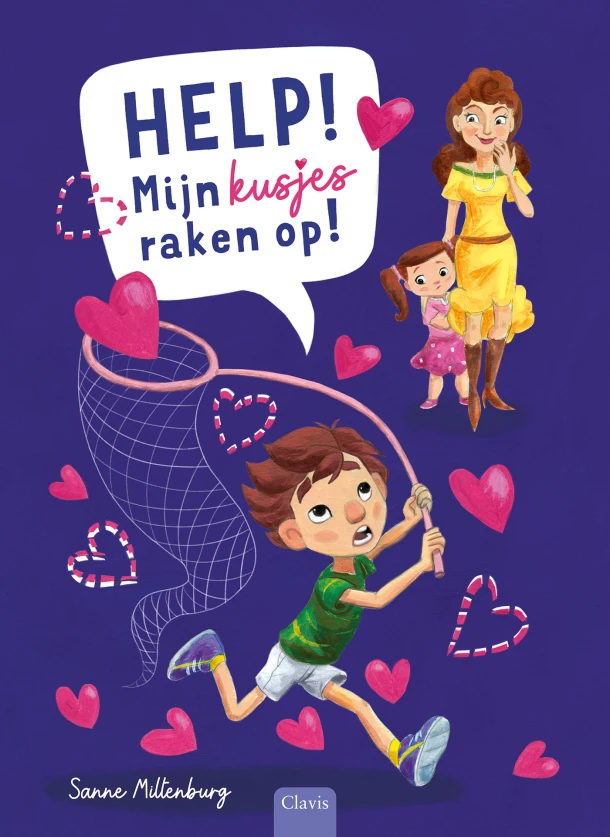Help! Mijn kusjes raken op! – Sanne Miltenburg – boek cover