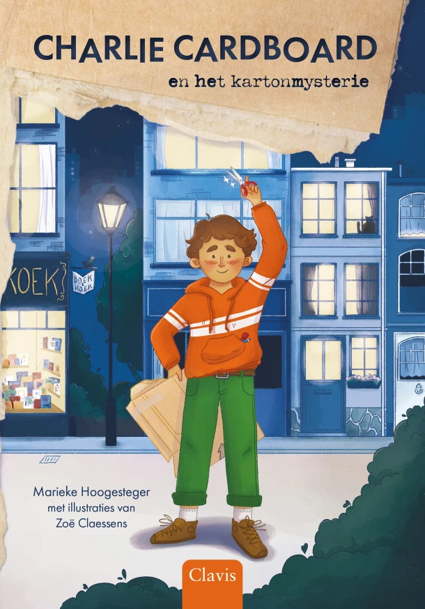 Charlie Cardboard en het kartonmysterie – Marieke Hoogesteger – boek cover