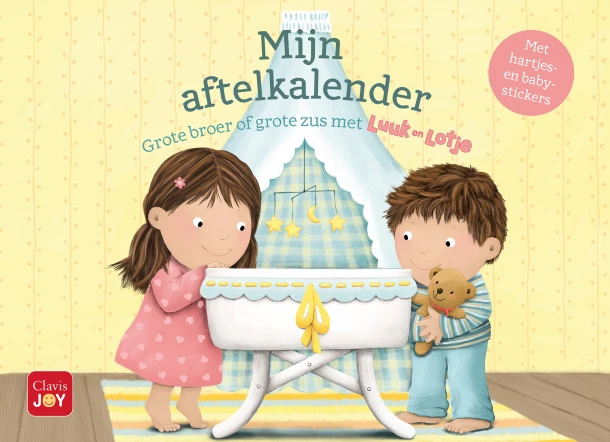 Grote broer en kleine zus. Aftelkalender – Ruth Wielockx – boek cover