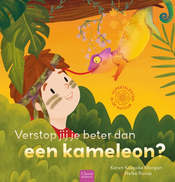 Verstop jij je beter dan een kameleon? – Karen Koepcke Morgan – boek cover