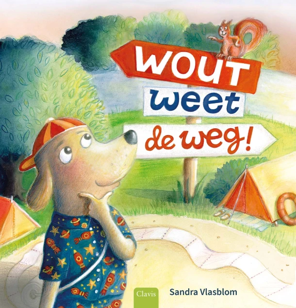 Wout weet de weg! – Sandra Vlasblom – boek cover