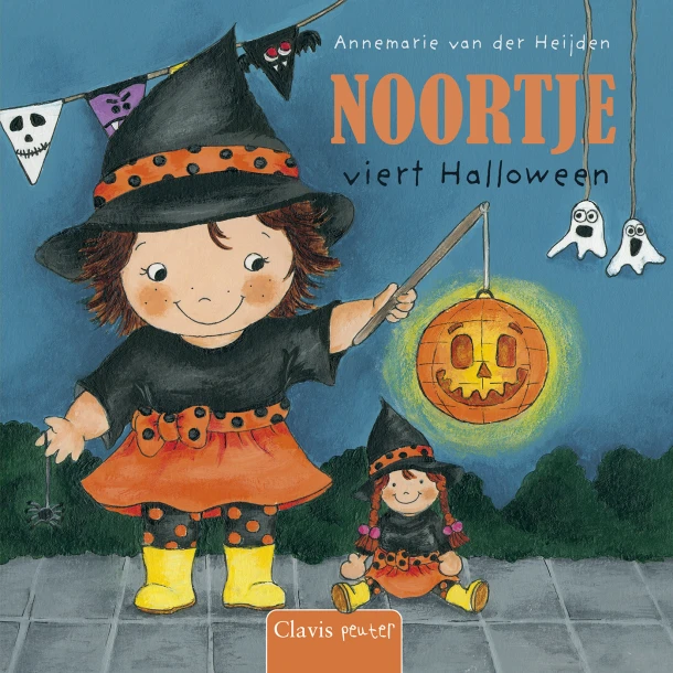 Noortje viert Halloween – Annemarie van der Heijden – boek cover