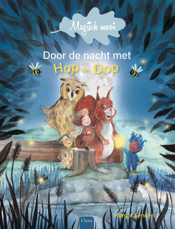 Door de nacht met Hop en Dop – Margot Senden – boek cover