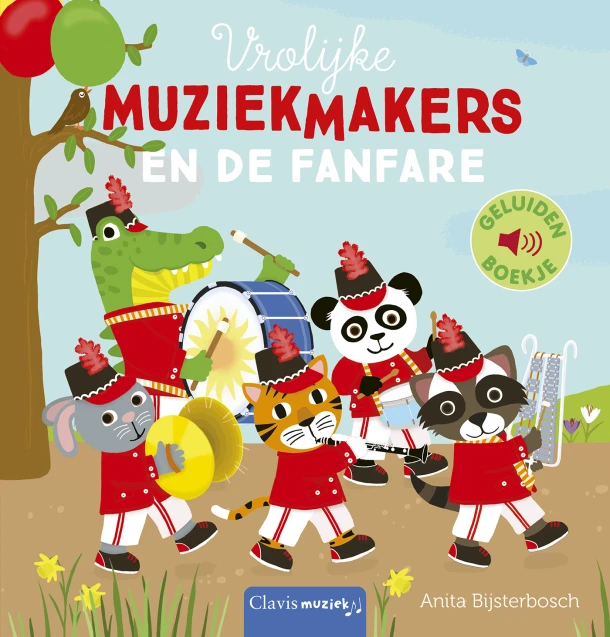 Vrolijke muziekmakers en de fanfare – Anita Bijsterbosch – boek cover