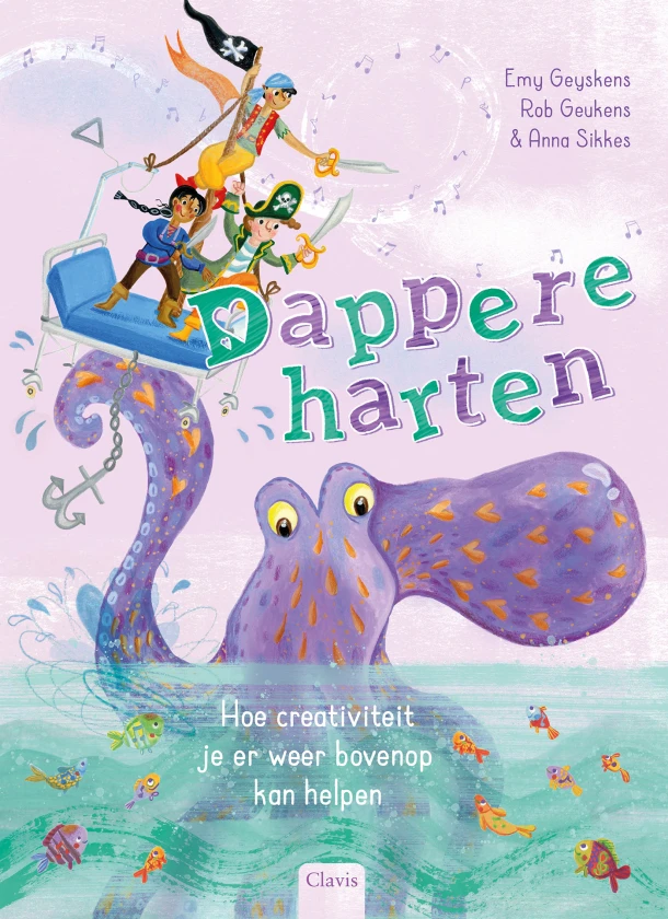 Dappere harten. Hoe creativiteit je er weer bovenop kan helpen – Emy Geyskens – boek cover