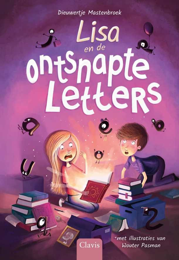 Lisa en de ontsnapte letters – Dieuwertje Mastenbroek – boek cover