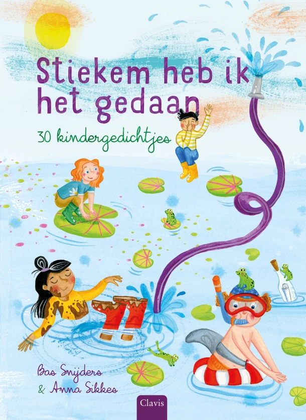Stiekem heb ik het gedaan. 30 kindergedichtjes – Bas Snijders – boek cover