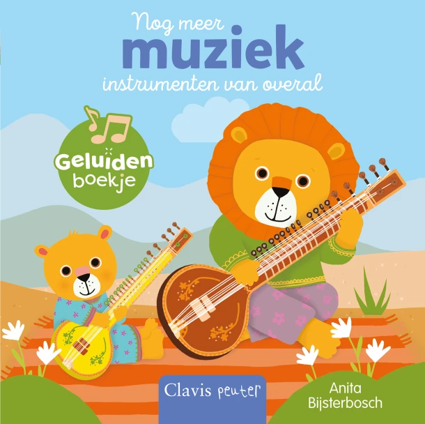 Nog meer muziekinstrumenten van overal – Anita Bijsterbosch – boek cover