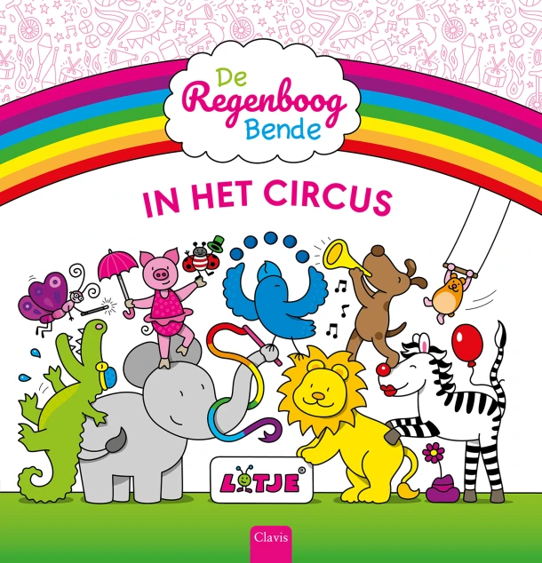 De Regenboogbende in het circus – Lotje – boek cover