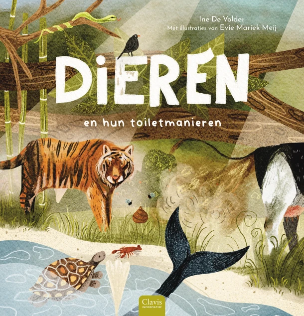 Dieren en hun toiletmanieren – Ine De Volder – boek cover