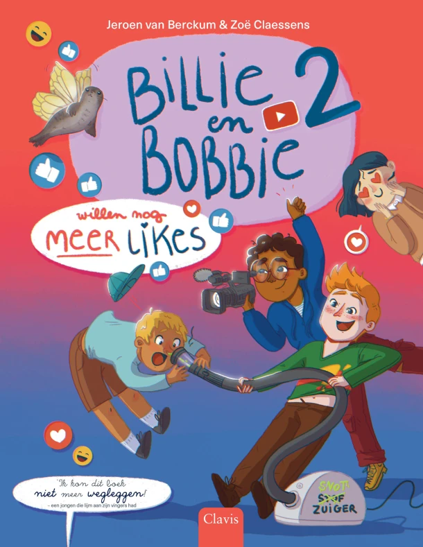 Billie en Bobbie willen nog méér likes! – Jeroen van Berckum – boek cover