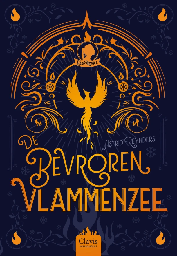 De bevroren vlammenzee – Astrid Reynders – boek cover