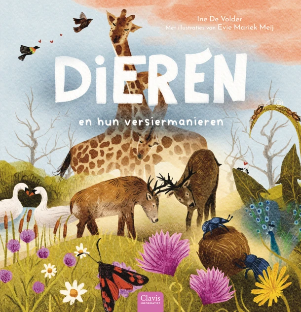 Dieren en hun versiermanieren – Ine De Volder – boek cover
