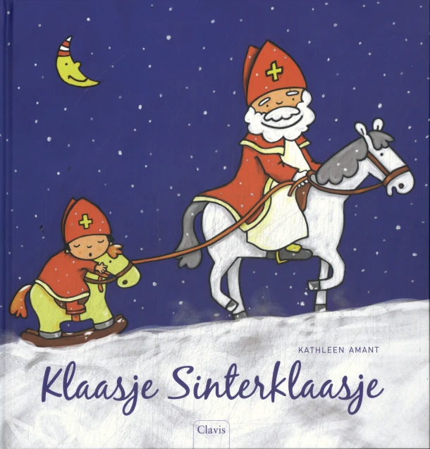 Klaasje Sinterklaasje / De kleine helper van de Kerstman – Kathleen Amant – boek cover