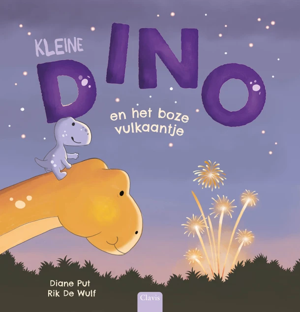 Kleine Dino en het boze vulkaantje – Diane Put – boek cover