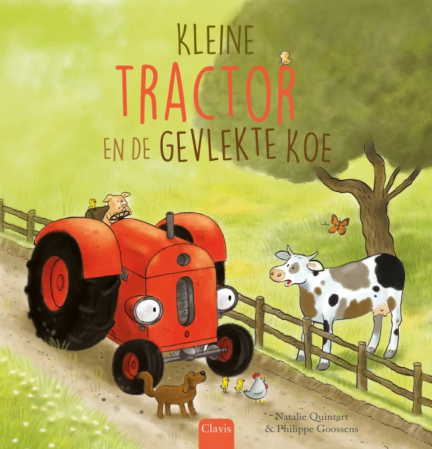 Kleine Tractor en de gevlekte koe – Natalie Quintart – boek cover