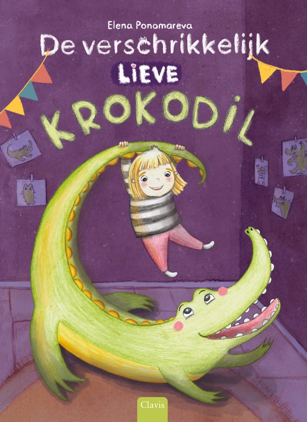 De verschrikkelijk lieve Krokodil – Elena Ponomareva – boek cover