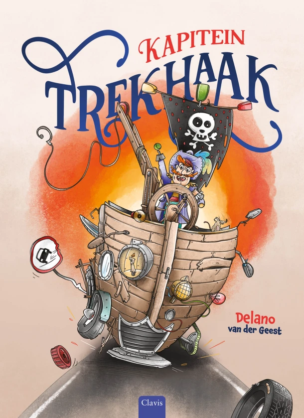 Kapitein Trekhaak – Delano van der Geest – boek cover