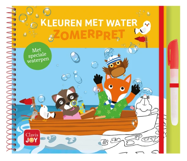 Kleuren met water. Zomerpret – Anita Bijsterbosch – boek cover