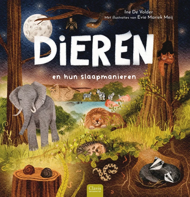 Dieren en hun slaapmanieren – Ine De Volder – boek cover
