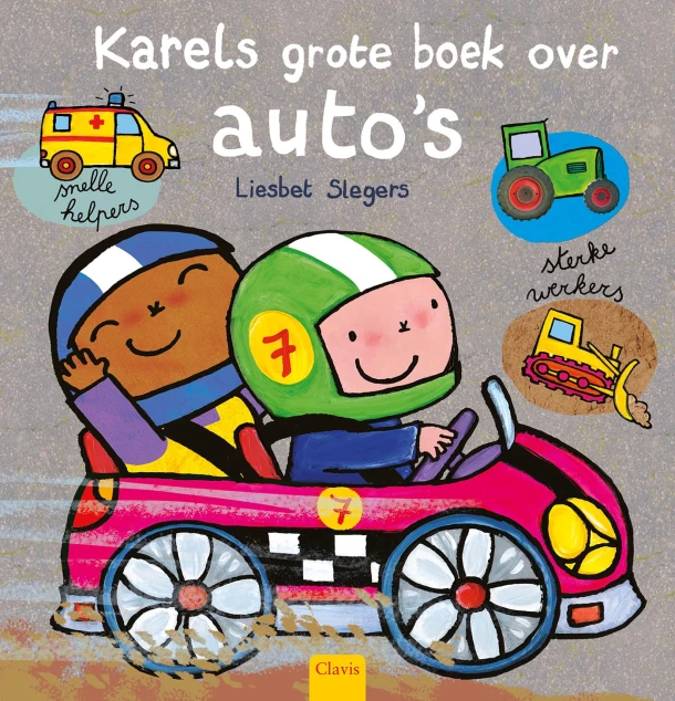Karels grote boek over auto's – Liesbet Slegers – boek cover