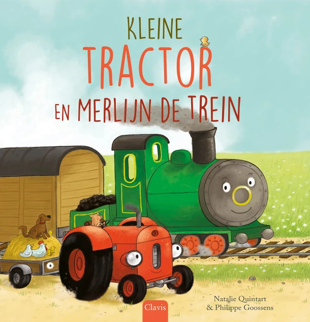 Kleine Tractor en Merlijn de trein – Natalie Quintart – boek cover