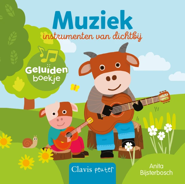 Muziekinstrumenten van dichtbij – Anita Bijsterbosch – boek cover
