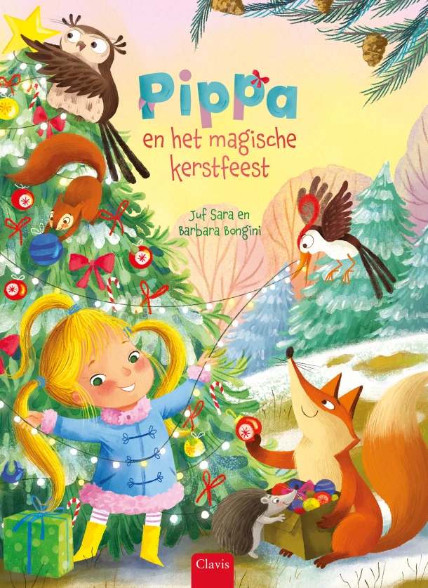 Pippa en het magische kerstfeest – Juf Sara – boek cover