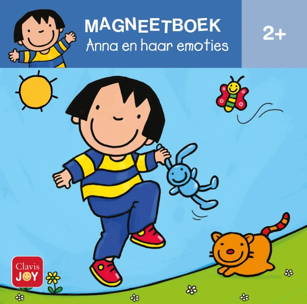 Magneetboek Anna en haar emoties – Kathleen Amant – boek cover