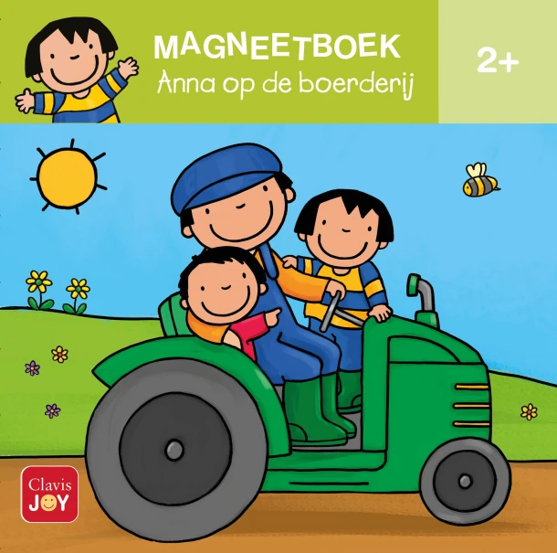 Magneetboek Anna op de boerderij – Kathleen Amant – boek cover