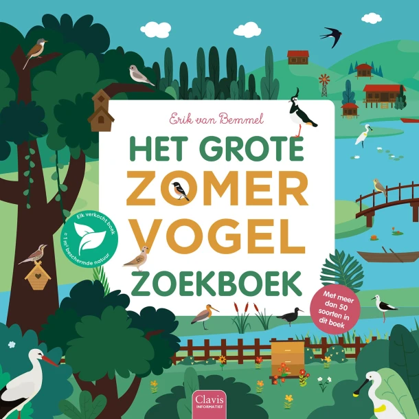 Het grote zomervogelzoekboek – Erik van Bemmel – boek cover