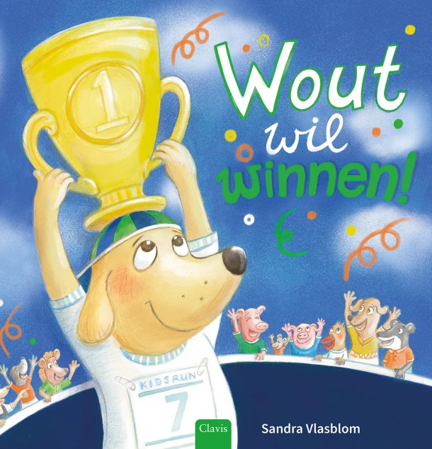 Wout wil winnen! – Sandra Vlasblom – boek cover