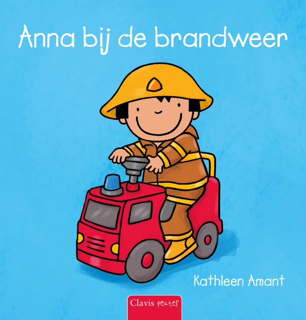 Anna bij de brandweer – Kathleen Amant – boek cover