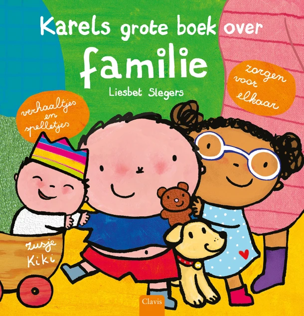 Karels grote boek over familie – Liesbet Slegers – boek cover