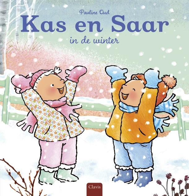 Kas en Saar in de winter – Pauline Oud – boek cover
