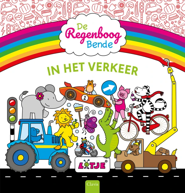 De Regenboogbende in het verkeer – Lotje – boek cover