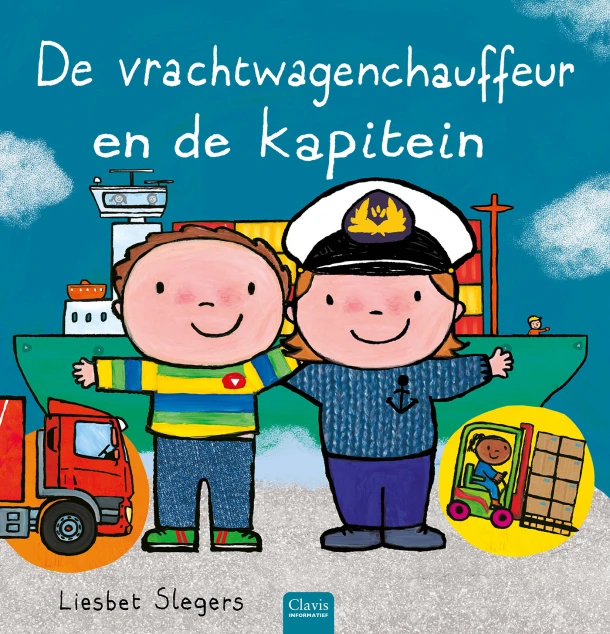De vrachtwagenchauffeur en de kapitein – Liesbet Slegers – boek cover